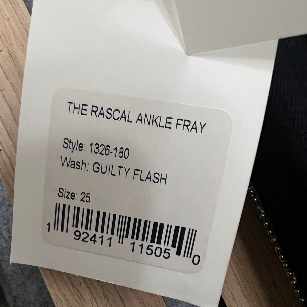 MOTHER - Rascal Ankle Fray- Guilty Flash- NWT - Picture 7 of 13
